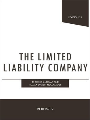 cover image of The Limited Liability Company